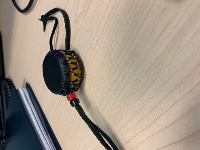 Image of mini drum key ring.